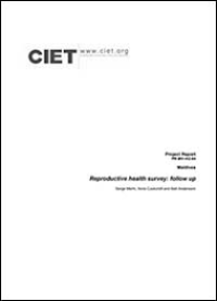 Image of REPUBLIC OF MALDIVES REPRODUCTIVE HEALTH SURVEY 2004