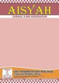 Jurnal Aisyah : Jurnal Ilmu Kesehatan