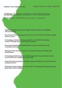Image of Jurnal Ilmiah Kebidanan Indonesia, 2018