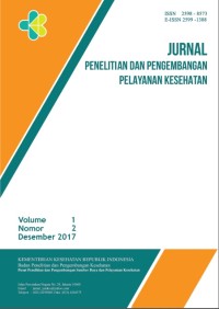 Jurnal Penelitian Dan Pengembangan Pelayanan Kesehatan, 2020