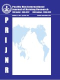 Journal : Pasific Rim International Journal Of Nursing Research, 2022