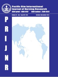 Journal : Pasific Rim International Journal Of Nursing Research, 2022