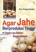 Agar Jahe Berproduksi Tinggi